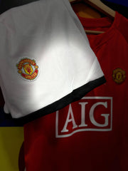 CAMISETA MANCHESTER UNITED RETRO LOCAL GAMA ALTA 2007/2008 KIDS