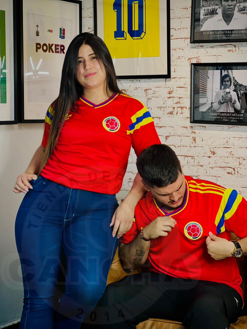 CAMISETA COLOMBIA RETRO 1990 VISITANTE