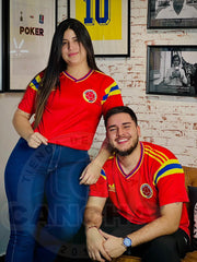 CAMISETA COLOMBIA RETRO 1990 VISITANTE