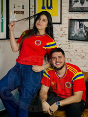 CAMISETA COLOMBIA RETRO 1990 VISITANTE