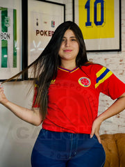 CAMISETA COLOMBIA RETRO 1990 VISITANTE