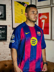 CAMISETA BARCELONA LOCAL 2025-2026 PARCHE CHAMPIONS