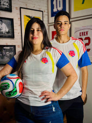 CAMISETA COLOMBIA BLANCA ENTRENAMIENTO 2026
