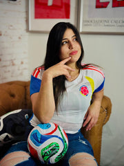 CAMISETA COLOMBIA BLANCA ENTRENAMIENTO 2026