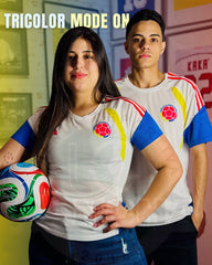 CAMISETA COLOMBIA BLANCA ENTRENAMIENTO 2026