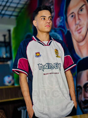 CAMISETA WEST HAM IRON MAIDEN VISITANTE 1999