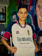 CAMISETA WEST HAM IRON MAIDEN VISITANTE 1999