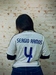 CAMISETA REAL MADRID LOCAL RETRO 2006/2007