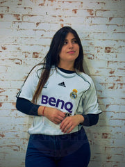 CAMISETA REAL MADRID LOCAL RETRO 2006/2007