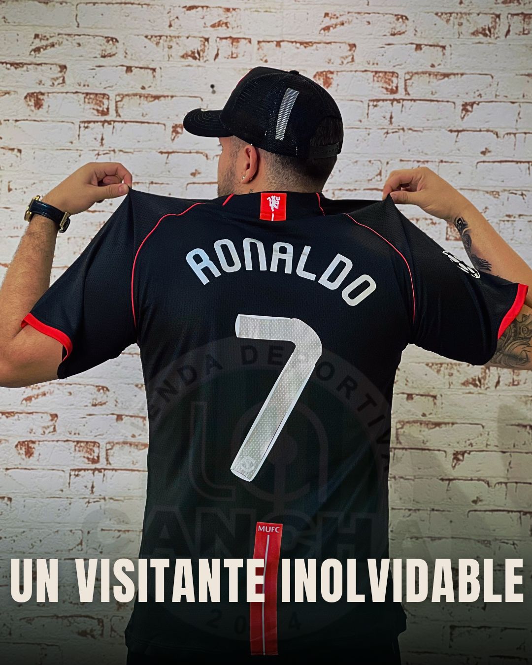 CAMISETA MANCHESTER UNITED VISITANTE RETRO 2007/2008