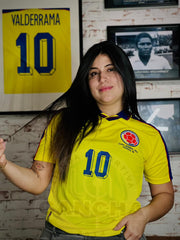 CAMISETA SELECCION COLOMBIA RETRO LOCAL 1998