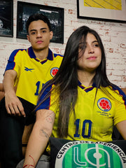 CAMISETA SELECCION COLOMBIA RETRO LOCAL 1998