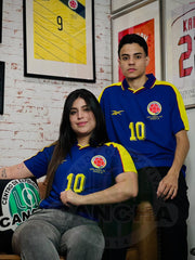 CAMISETA SELECCION COLOMBIA RETRO VISITANTE 1998