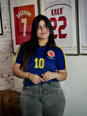 CAMISETA SELECCION COLOMBIA RETRO VISITANTE 1998