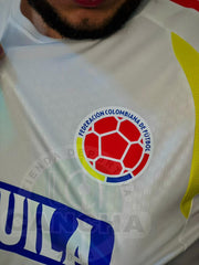 PETO Y PANTALONETA SELECCIÓN COLOMBIA ENTRENAMIENTO 2026 BLANCO