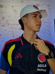 SELECCION COLOMBIA TIPO POLO AZUL 2026