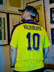 CAMISETA COLOMBIA 1998 LOCAL CON PARCHES