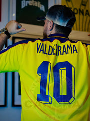 CAMISETA COLOMBIA 1998 LOCAL CON PARCHES