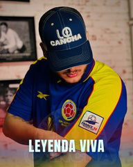 CAMISETA COLOMBIA 1998 VISITANTE CON PARCHES