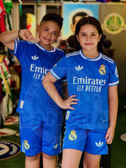 CONJUNTO REAL MADRID TERCERA 2025 KIDS