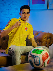 CAMISETA SELECCION COLOMBIA TIPO POLO AMARILLA 2026