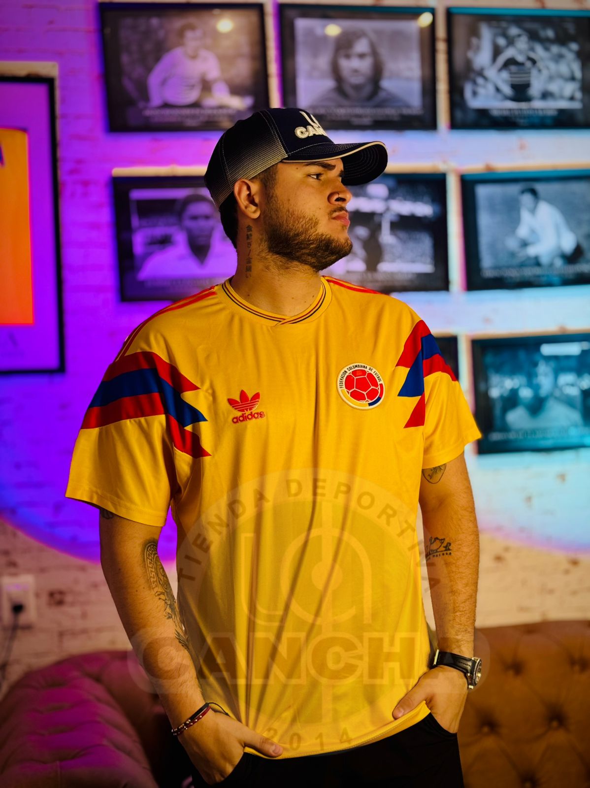 CAMISETA SELECCION COLOMBIA LOCAL 1990