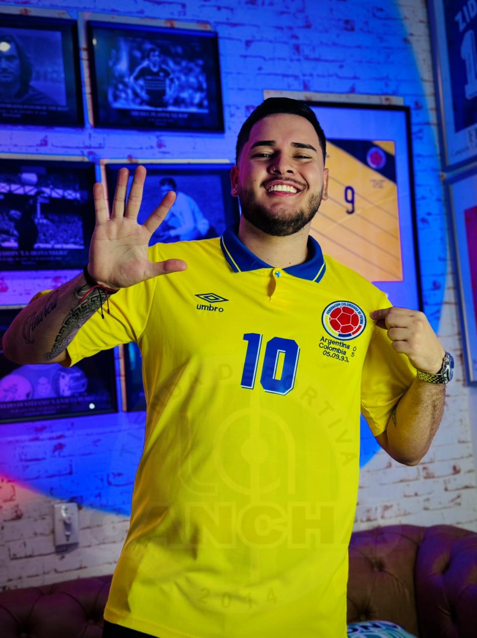 CAMISETA SELECCION COLOMBIA LOCAL 1993
