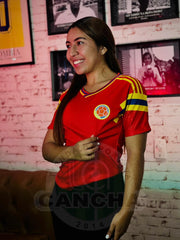 CAMISETA SELECCION COLOMBIA VISITANTE 1990 DAMA