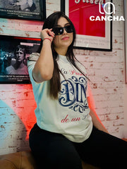 CAMISETA DIM TRIBAL BLANCA