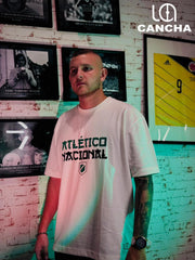 CAMISETA ATLETICO NACIONAL TIPOGRAFIA CHINA BLANCA