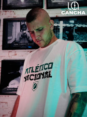 CAMISETA ATLETICO NACIONAL TIPOGRAFIA CHINA BLANCA