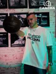 CAMISETA ATLETICO NACIONAL TIPOGRAFIA CHINA BLANCA
