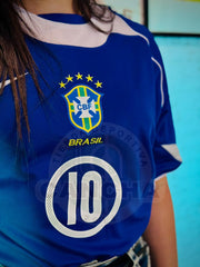 CAMISETA BRASIL RETRO VISITANTE 2004