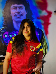CAMISETA SELECCIÓN COLOMBIA VISITANTE 1990