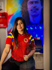 CAMISETA SELECCIÓN COLOMBIA VISITANTE 1990