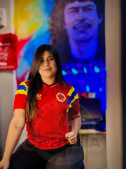 CAMISETA SELECCIÓN COLOMBIA VISITANTE 1990