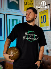 CAMISETA ATLÉTICO NACIONAL CAMPEON CONTINENTAL NEGRA