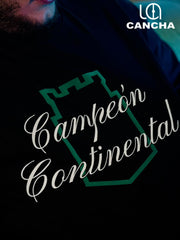 CAMISETA ATLÉTICO NACIONAL CAMPEON CONTINENTAL NEGRA