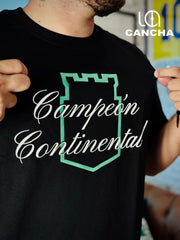 CAMISETA ATLÉTICO NACIONAL CAMPEON CONTINENTAL NEGRA