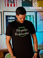 CAMISETA ATLÉTICO NACIONAL CAMPEON CONTINENTAL NEGRA