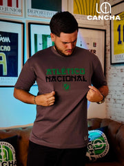 CAMISETA ATLETICO NACIONAL TIPOGRAFIA CHINA GRIS