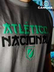 CAMISETA ATLETICO NACIONAL TIPOGRAFIA CHINA GRIS