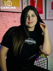 CAMISETA DIM NEGRA PODEROSO DAMA