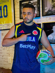 PETO SELECCIÓN COLOMBIA ENTRENAMIENTO 2026 AZUL