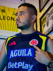 PETO SELECCIÓN COLOMBIA ENTRENAMIENTO 2026 AZUL