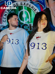 CAMISETA DIM BLANCA 1913 RETRO