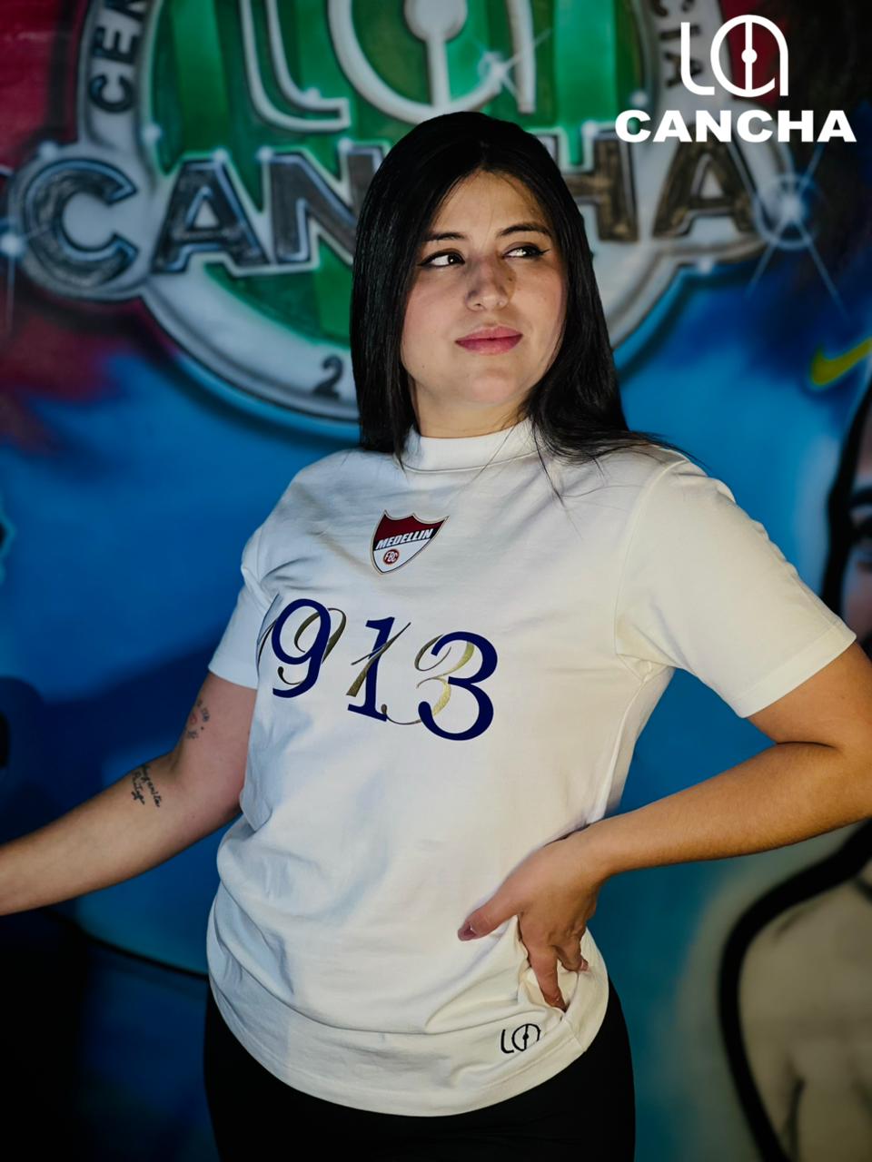 CAMISETA DIM BLANCA 1913 RETRO