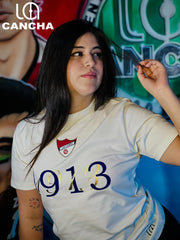 CAMISETA DIM BLANCA 1913 RETRO