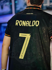 CAMISETA PORTUGAL VERSION ESPECIAL NEGRA