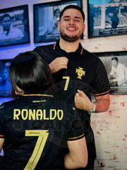 CAMISETA PORTUGAL VERSION ESPECIAL NEGRA